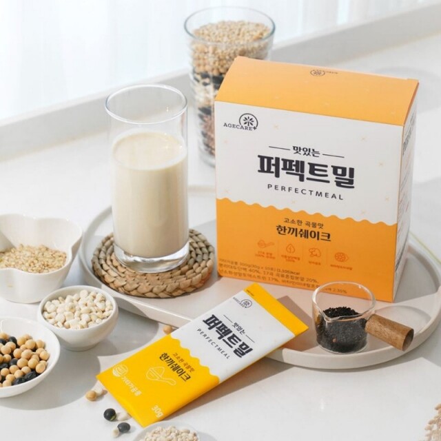 강원더몰,에이지케어 퍼펙트밀 고소한맛 식사대용식 (30g*10포)