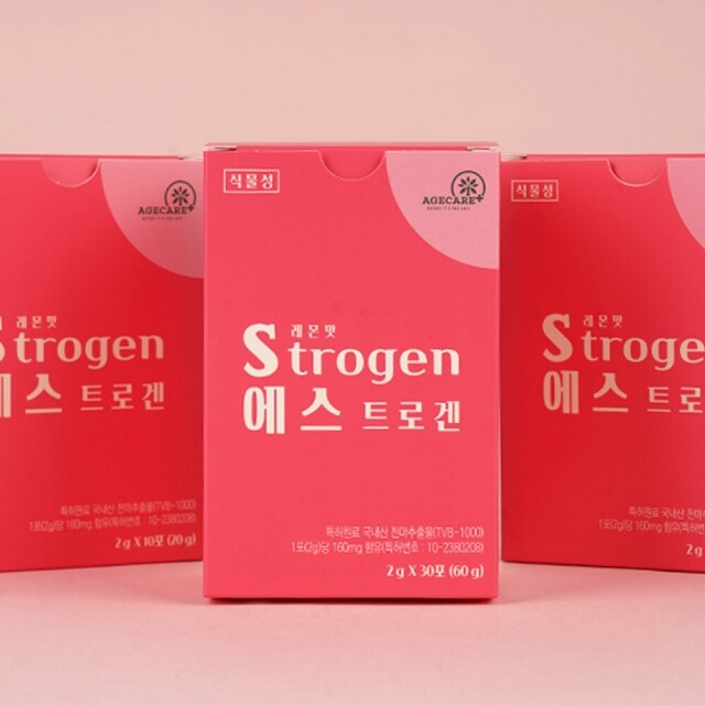 강원더몰,에스트로겐 영양제 식물성 여성 호르몬 천마추출물 Strogen 1개월