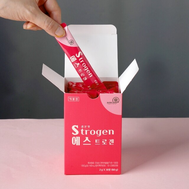 강원더몰,에스트로겐 영양제 식물성 여성 호르몬 천마추출물 Strogen 1개월